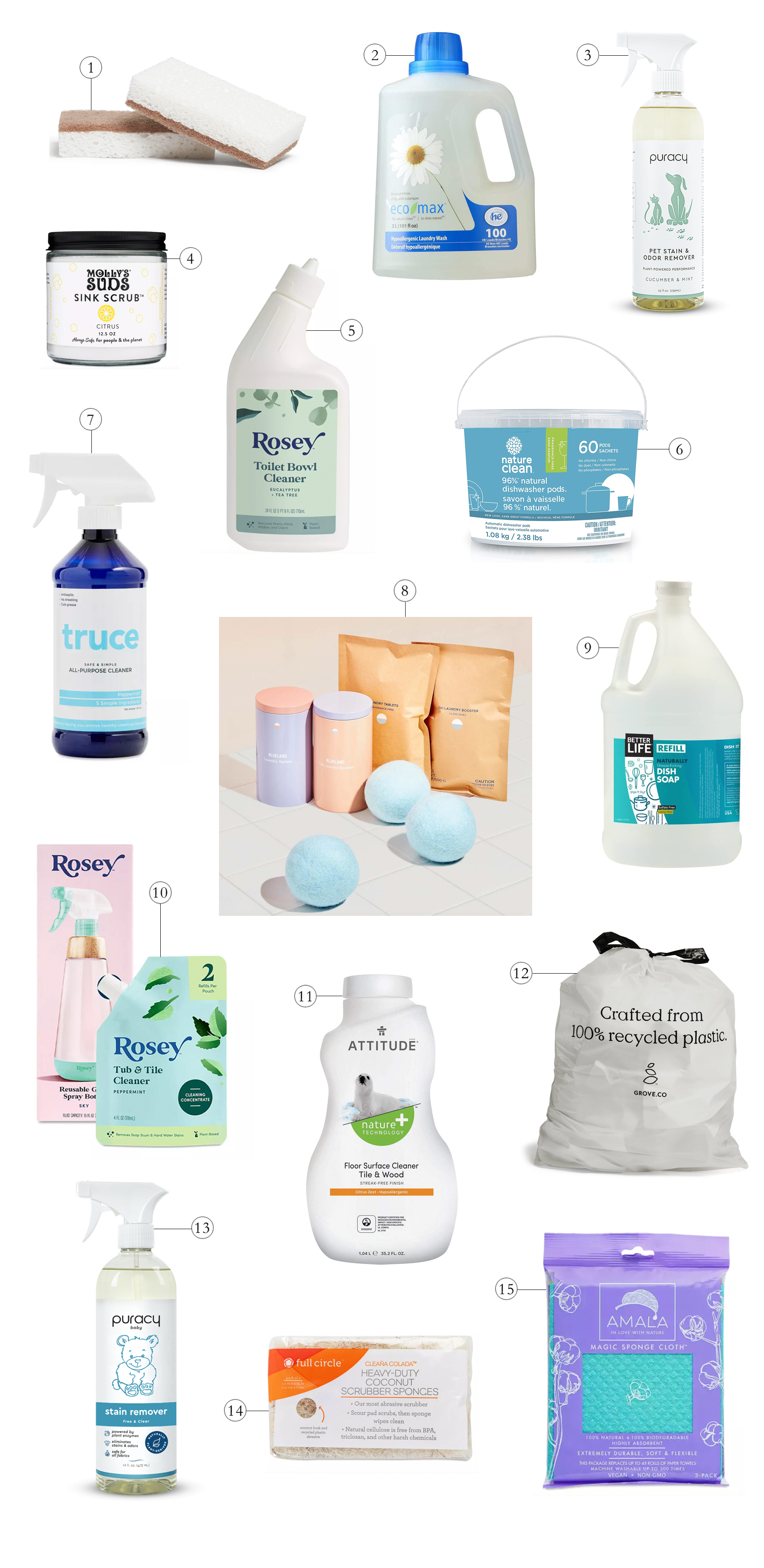 Green Cleaning Roundup & Resources | lark & linen